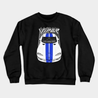 Viper SR II-1996-2002-white and blue Crewneck Sweatshirt